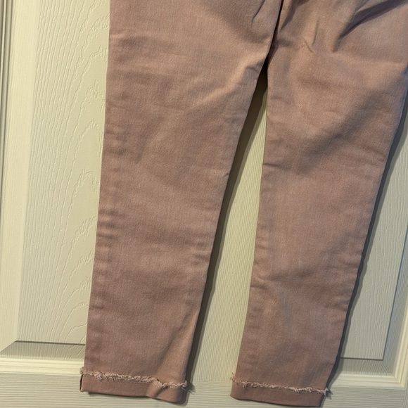 NWT American Eagle Outfitters Light Pink Super Super Stretch Cropped Jeggings 6 - Picture 6 of 6